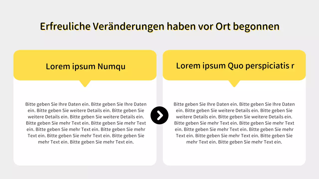 Einfacher IT-Scorecard-Bericht mit gelbem Hintergrund