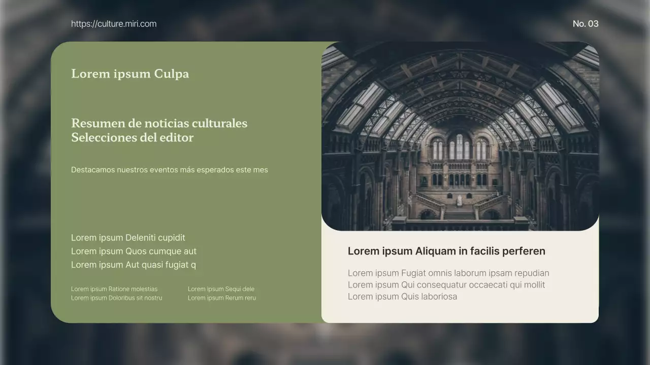 Una clásica guía de turismo cultural en beige y caqui