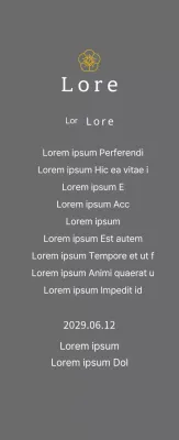 Plaque conceptuelle de récompense avec des fleurs au trait d'or