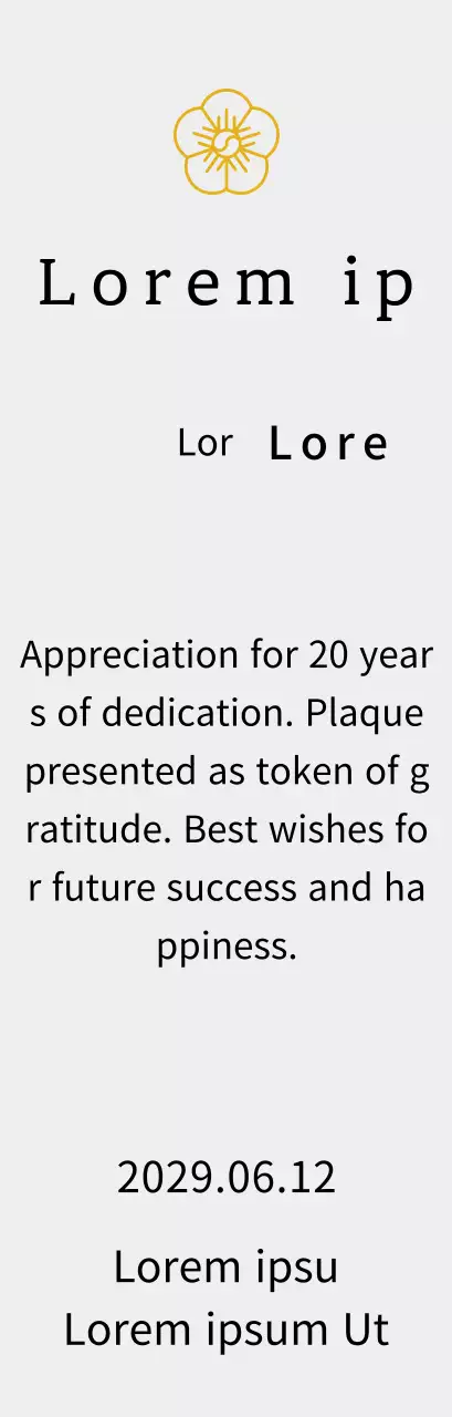 Plakat Apresiasi Konsep Pencatatan Line Flower