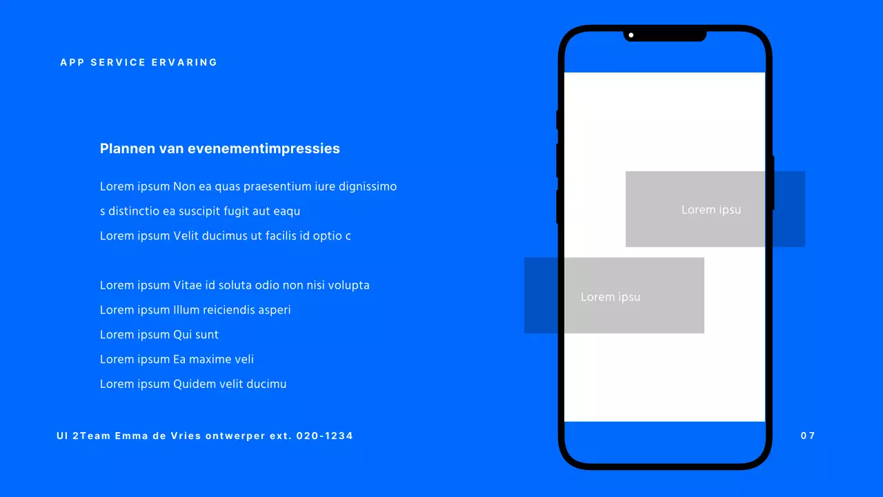 Blue's basisaankondiging van nieuwe functies