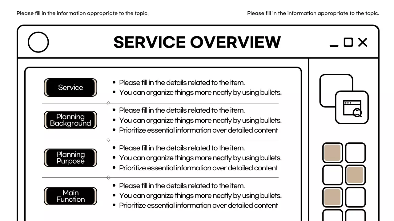 Presentasi Panduan Perencana Web Minimal Beige