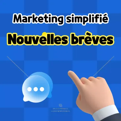 Une lettre d'information simple en bleu et jaune