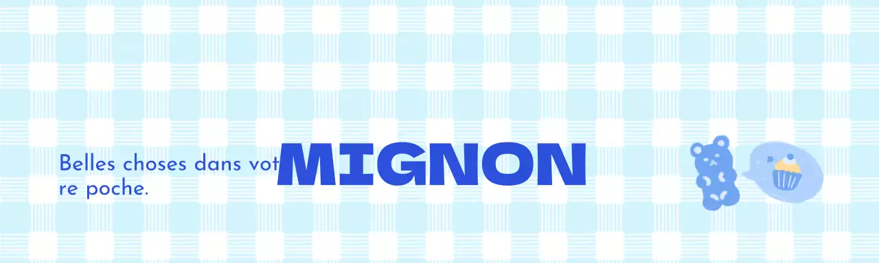 Pendentif à carreaux et à caractère mignon pour la marchandise de tête