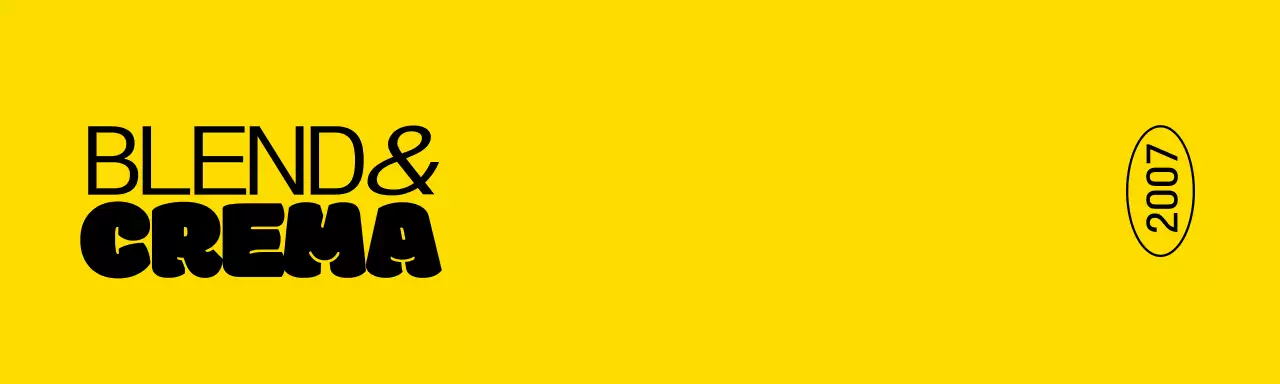Yellow coffee branded merchandise header tag