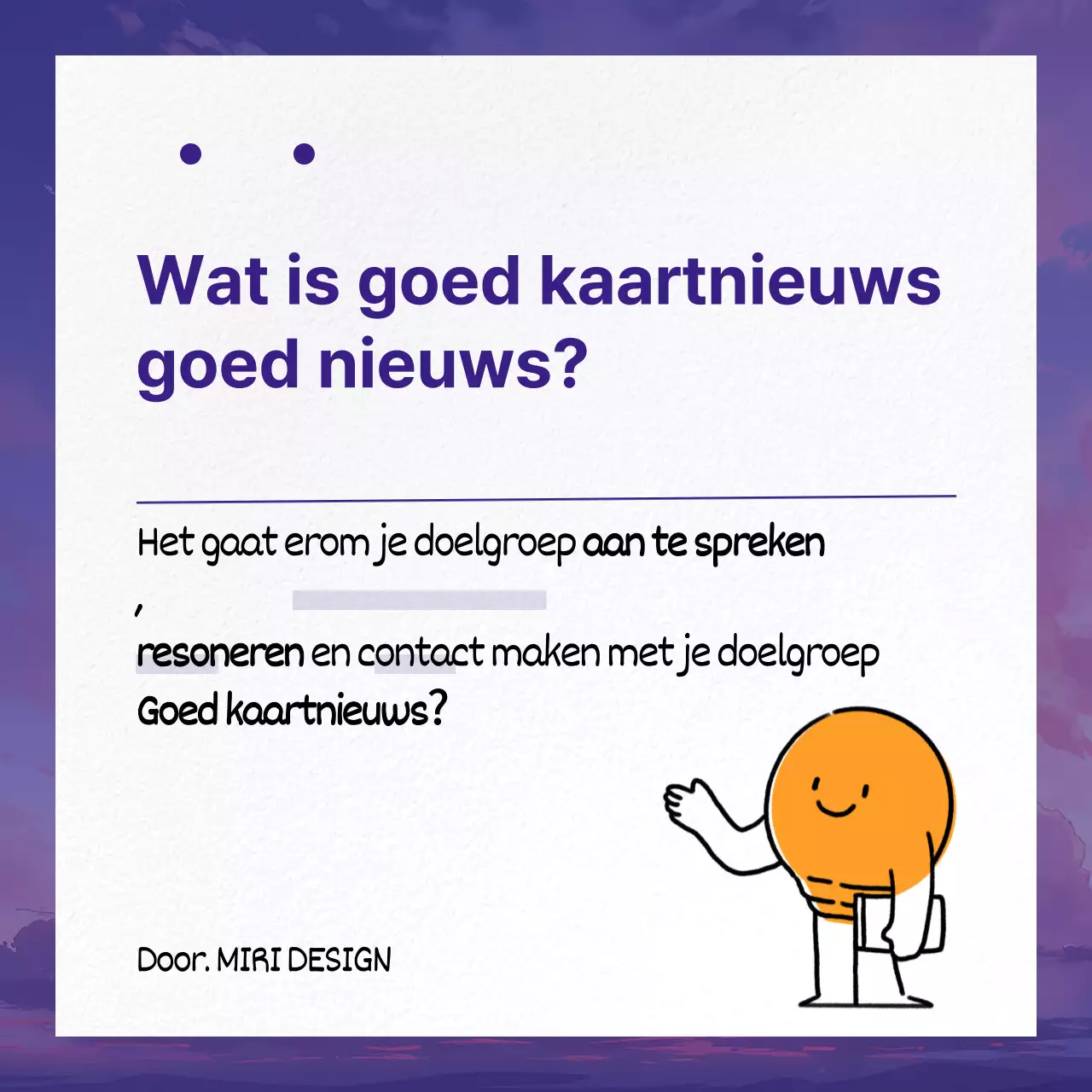 Een marketinggids voor eenvoudige fotolijsten in paars en oranje