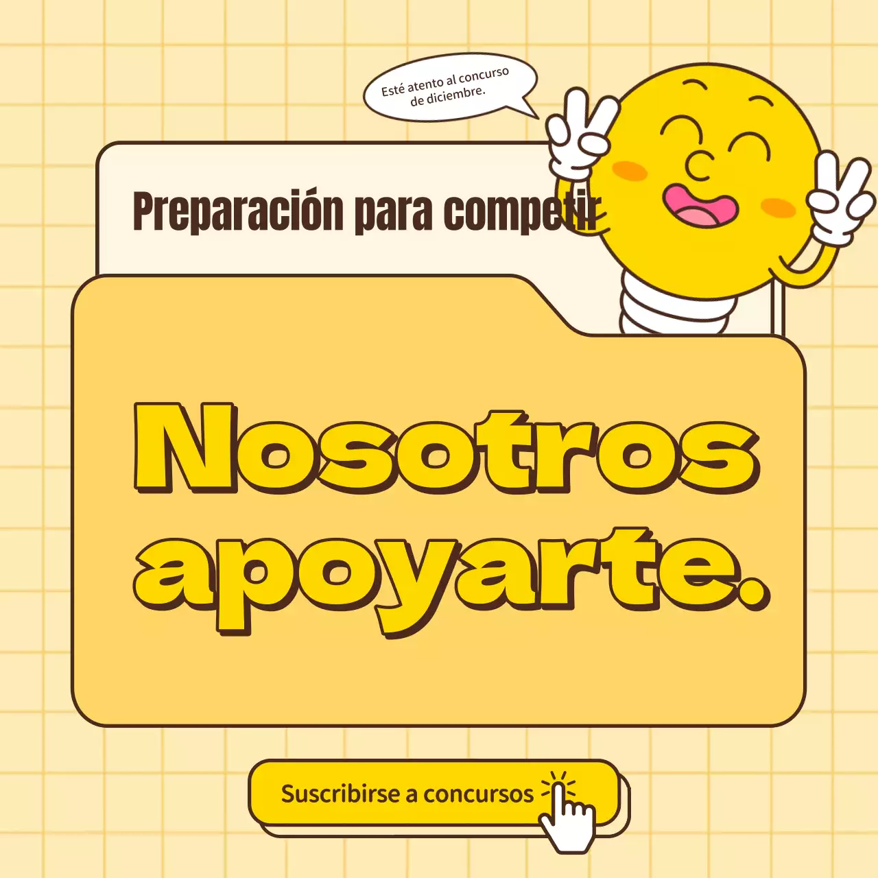 Una guía para hacer estallar las listas de concursos en amarillo