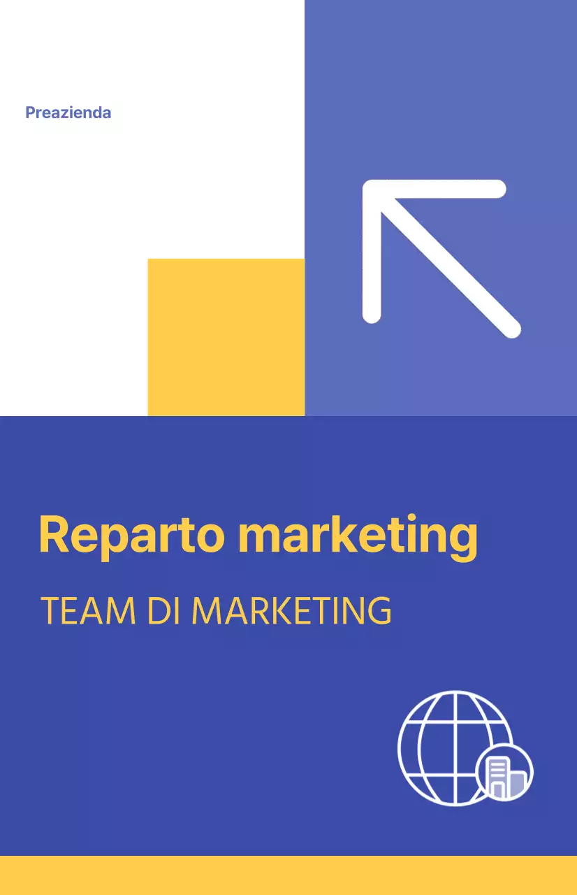 Introduzione ai reparti aziendali con concetti colorati e unici