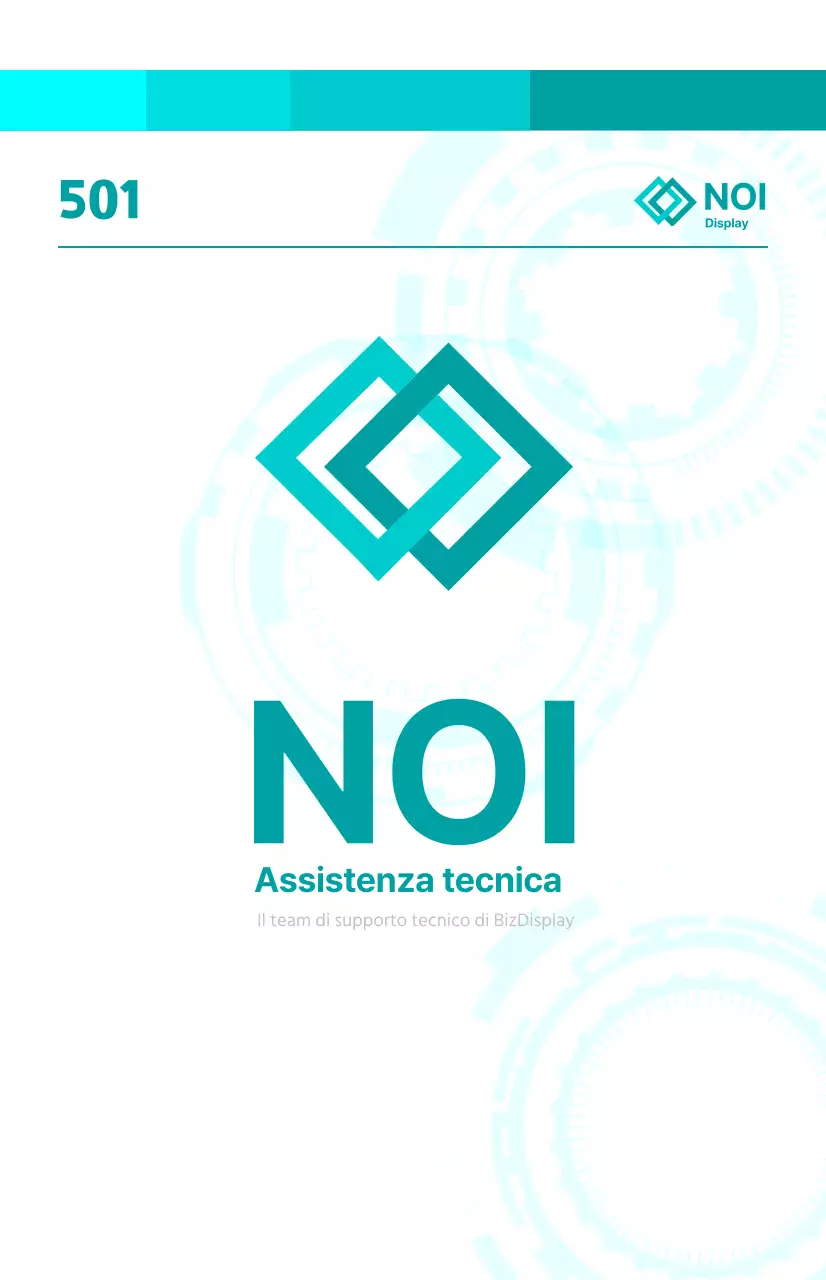 Annuncio di affiliazione aziendale brillante e concettuale con grafica meccanica