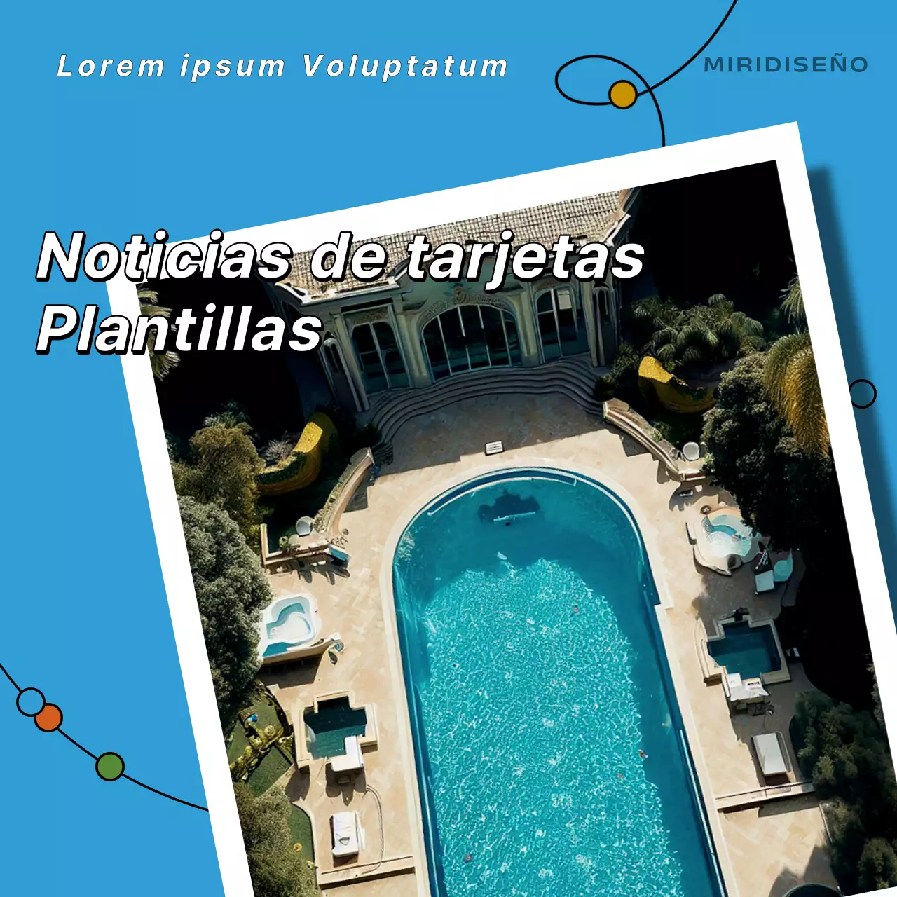 Un folleto fotográfico con un toque de azul claro