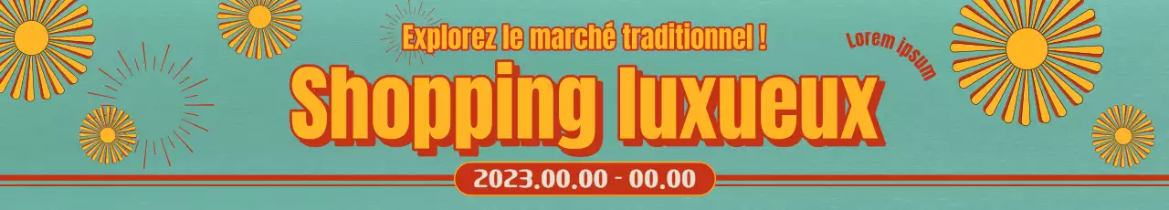 Korea Sale Festa : des remises sur les achats avec des couleurs rétro-neutro et des éléments graphiques rétro