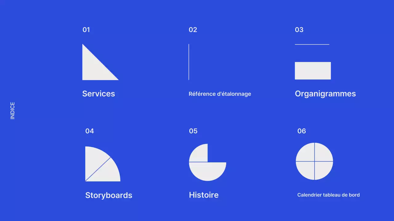 Site web d'entreprise minimaliste en gris et bleu