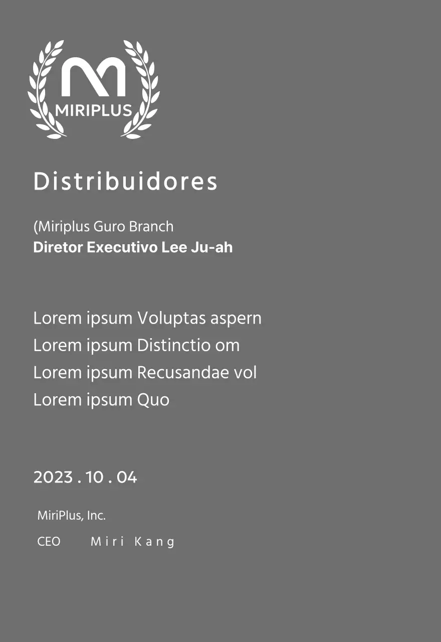 Placa de mérito com o logótipo da marca e coroa de louros no conceito Outstanding Dealer Award.