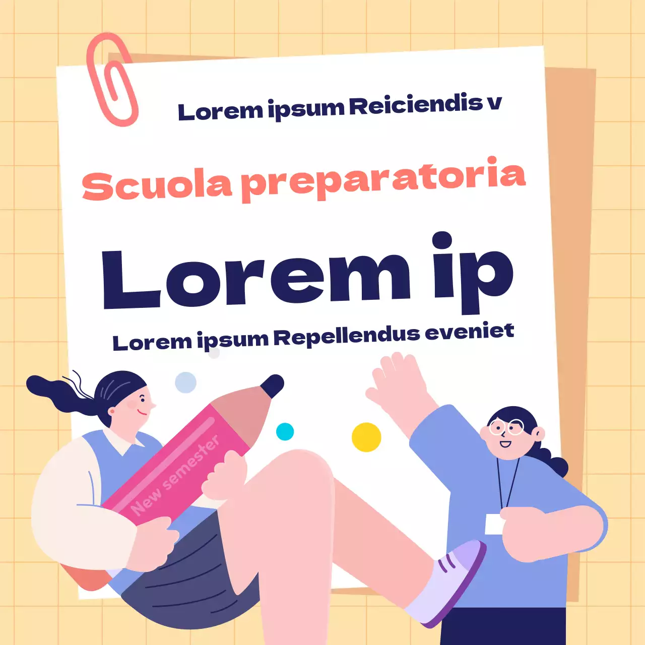 Un post kitsch in giallo e bianco per un posto di lavoro di primo livello