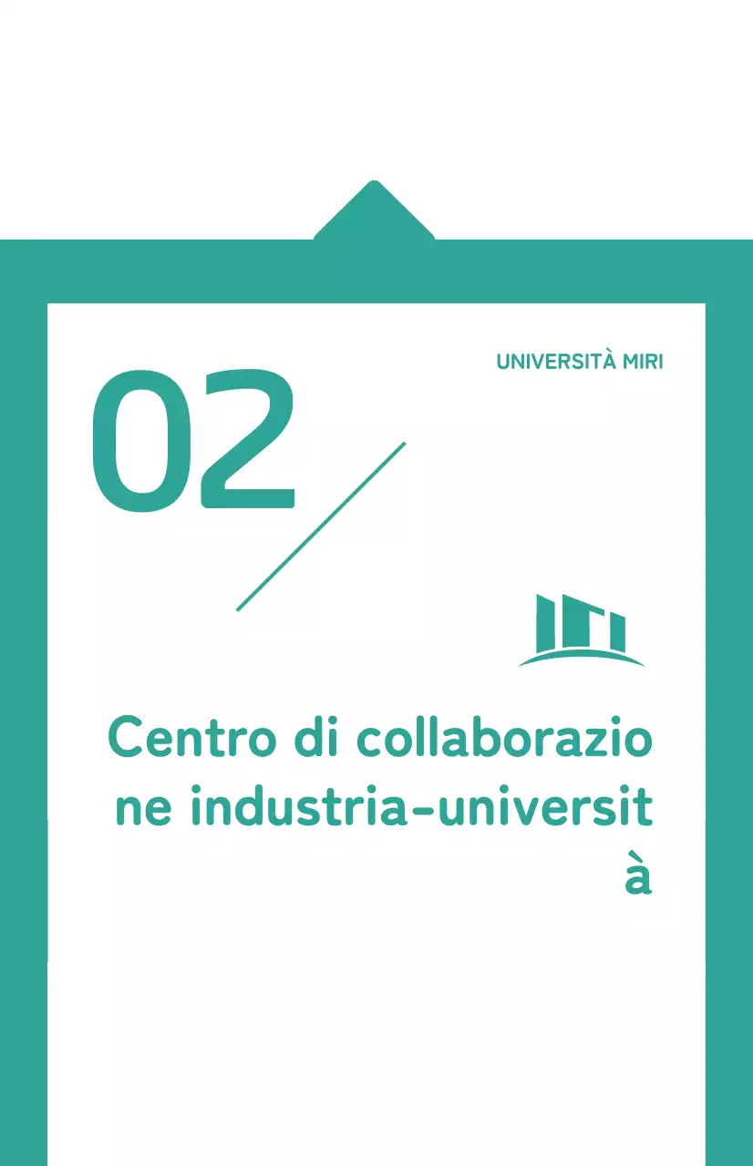 Presentazione dei dipartimenti aziendali con un concetto di bolla vocale pulita di colore turchese