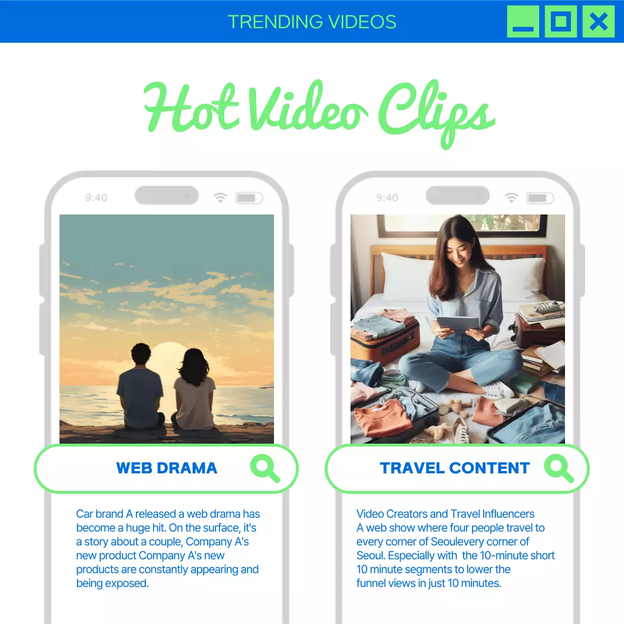 Blue Modern Marketing Newsletter Instagram Carousel