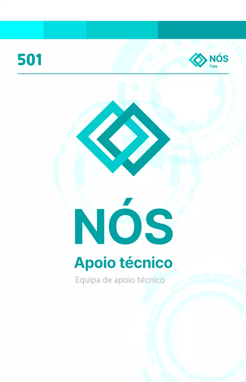 Anúncio de filiação de empresa brilhante e concetual com gráficos mecânicos