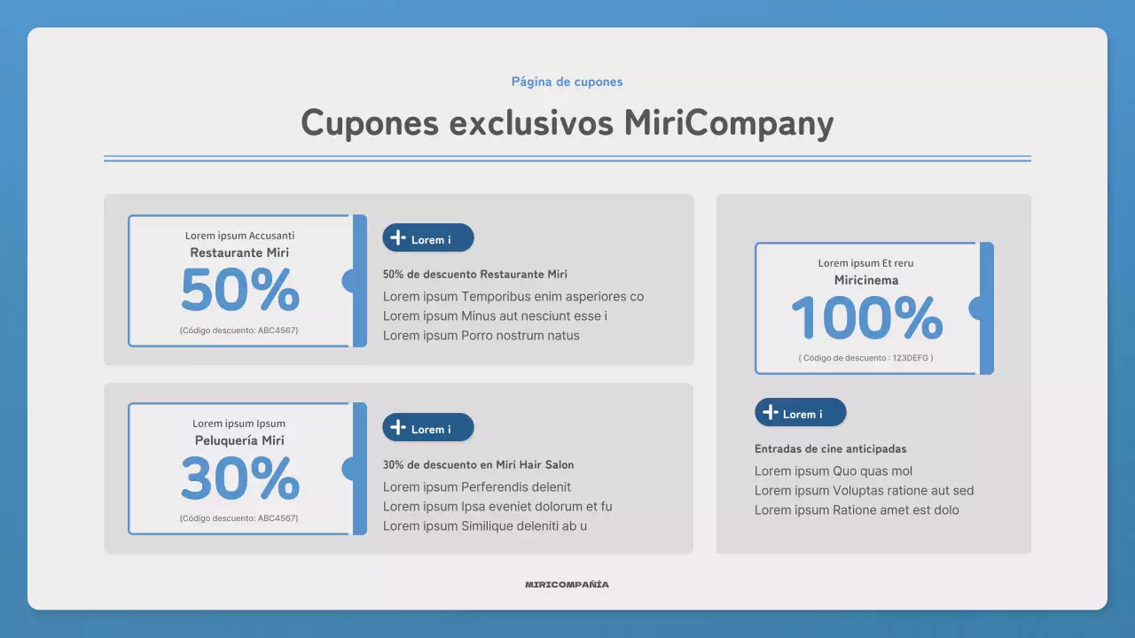 Promocione su boletín con una carta sencilla en azul y azul marino