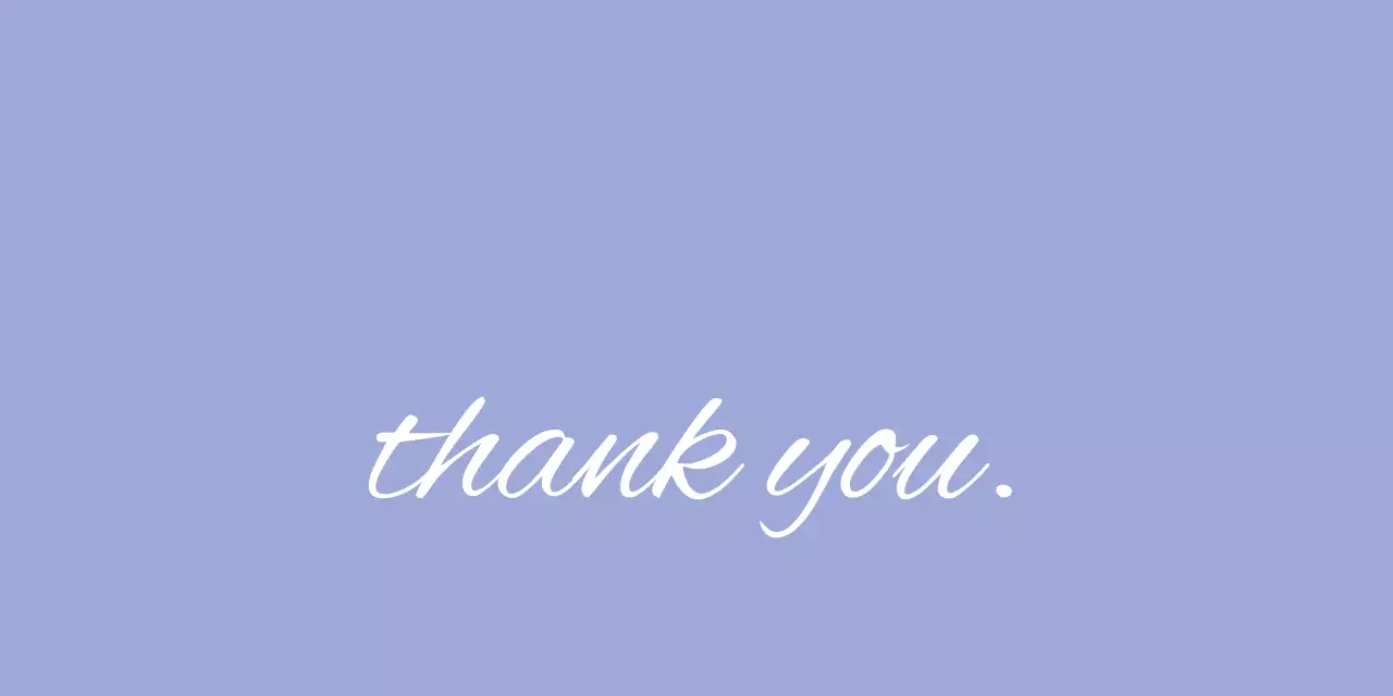 Mauve shopping mall branded thank you header tack