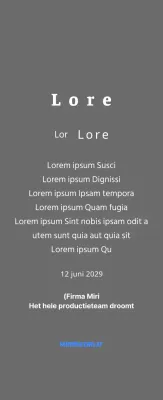 Een eenvoudige witte plaquette met je bedrijfslogo