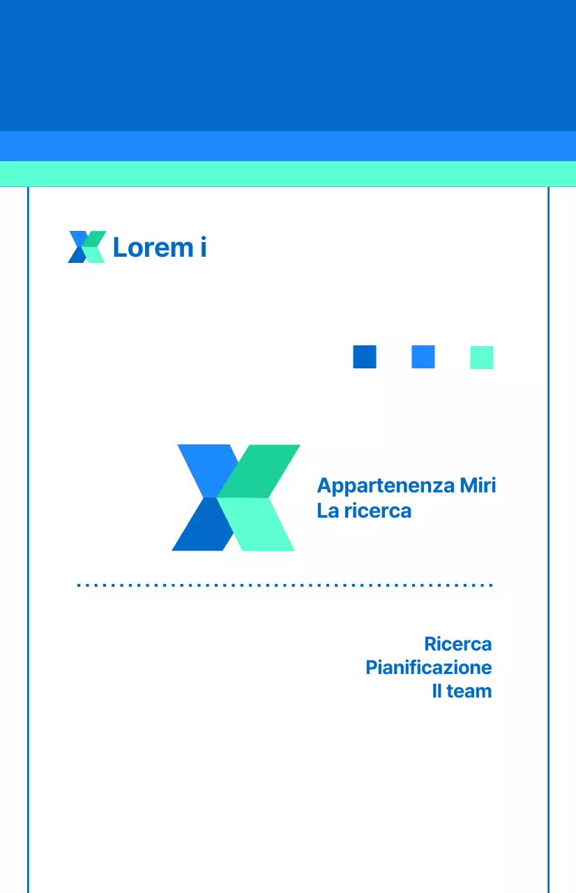 Blu Un concetto semplice per un'affiliazione aziendale affidabile.