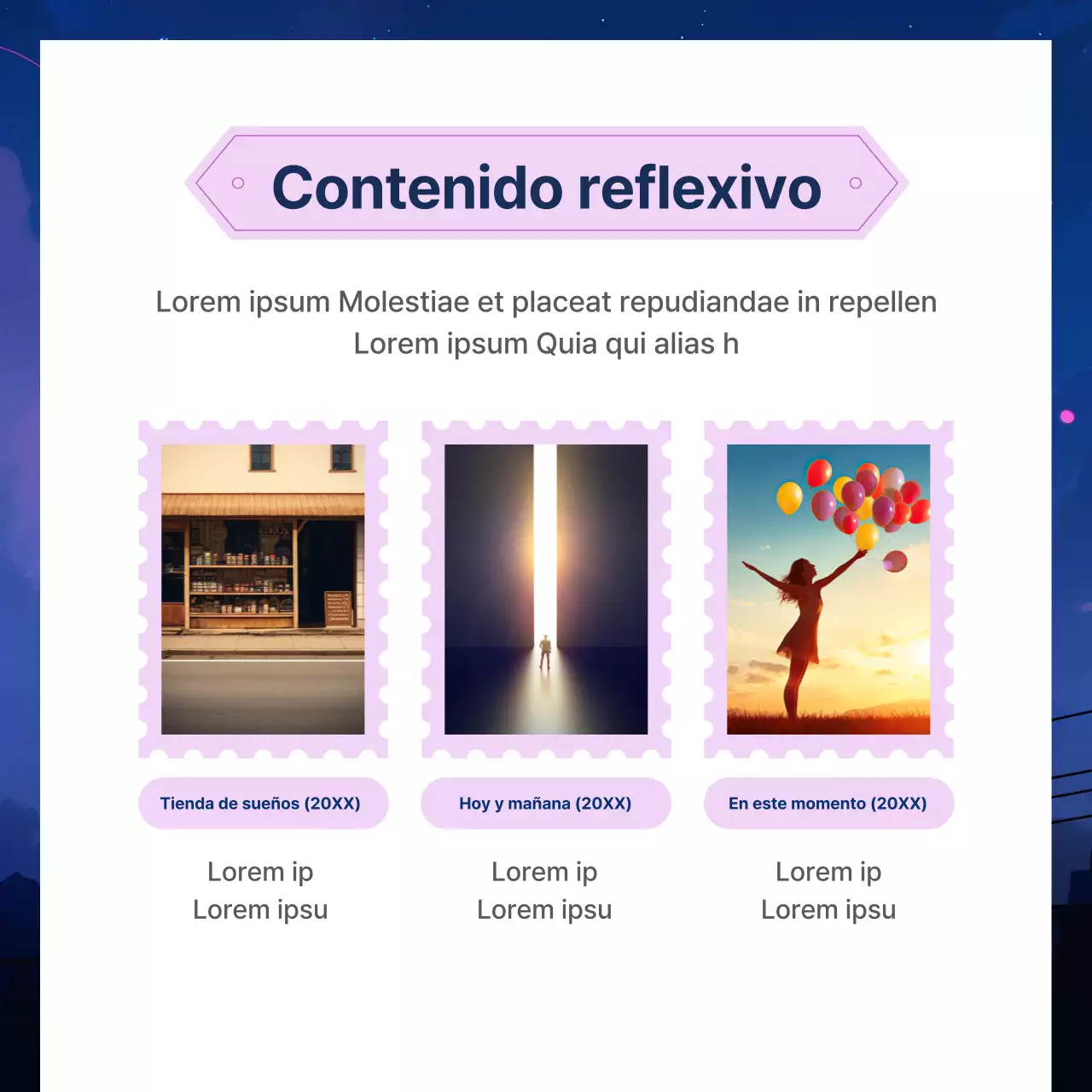 Promover el asesoramiento en azul marino y morado como color de moda