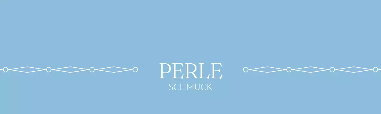 Hellblauer Schmuckmarken-Produkthefter