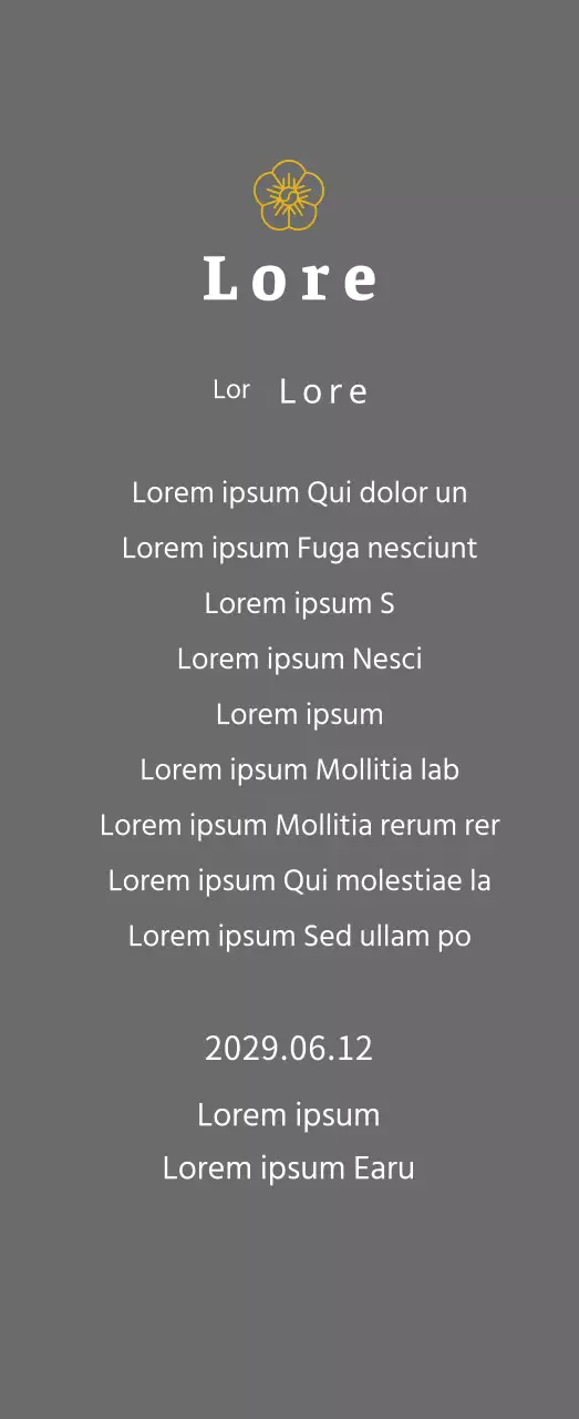 Award concept plaquette met gouden lijn bloemen