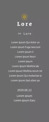 Award concept plaquette met gouden lijn bloemen