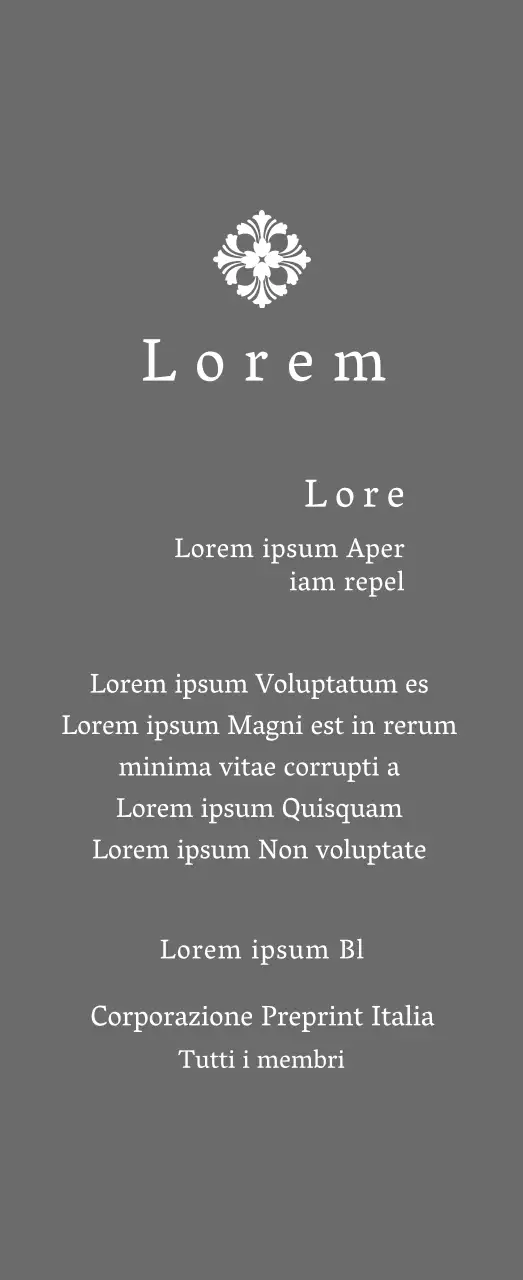 Una targa di commissione dall'aspetto regale con decorazioni elaborate