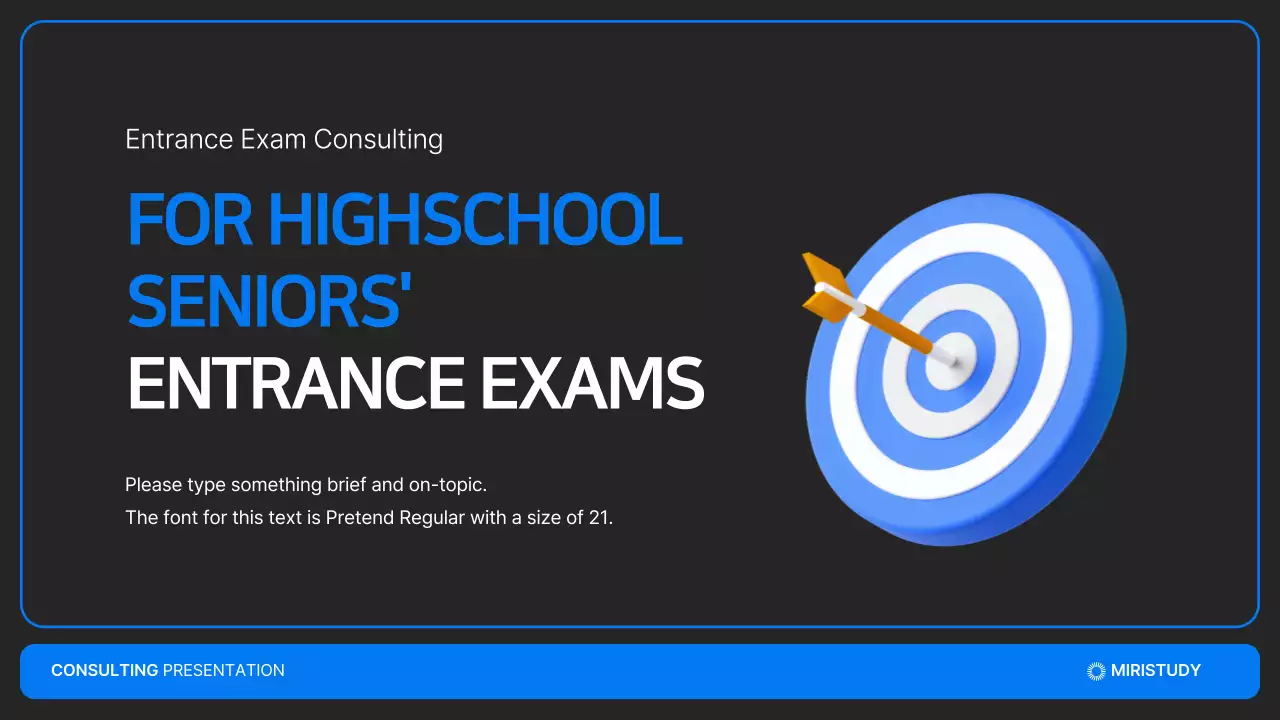 Blue Modern Exam Presentation