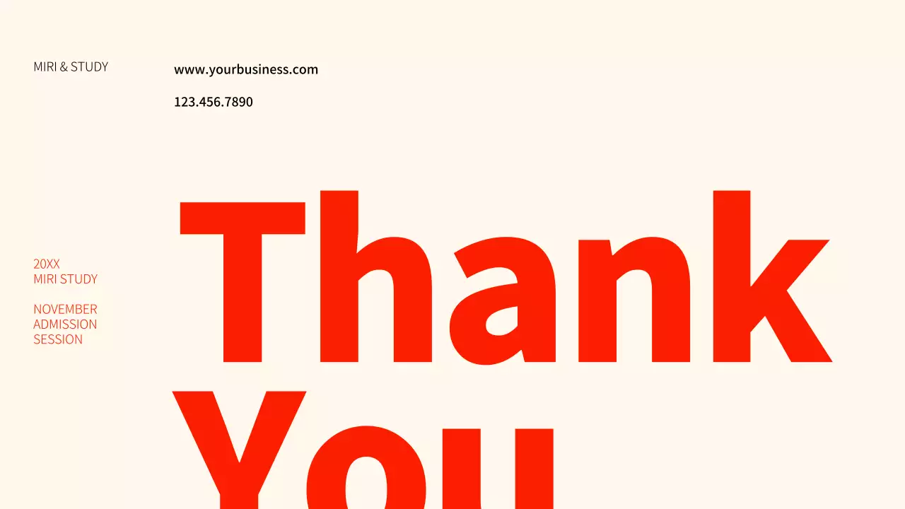 Red Professional 입학 가이드 프레젠테이션