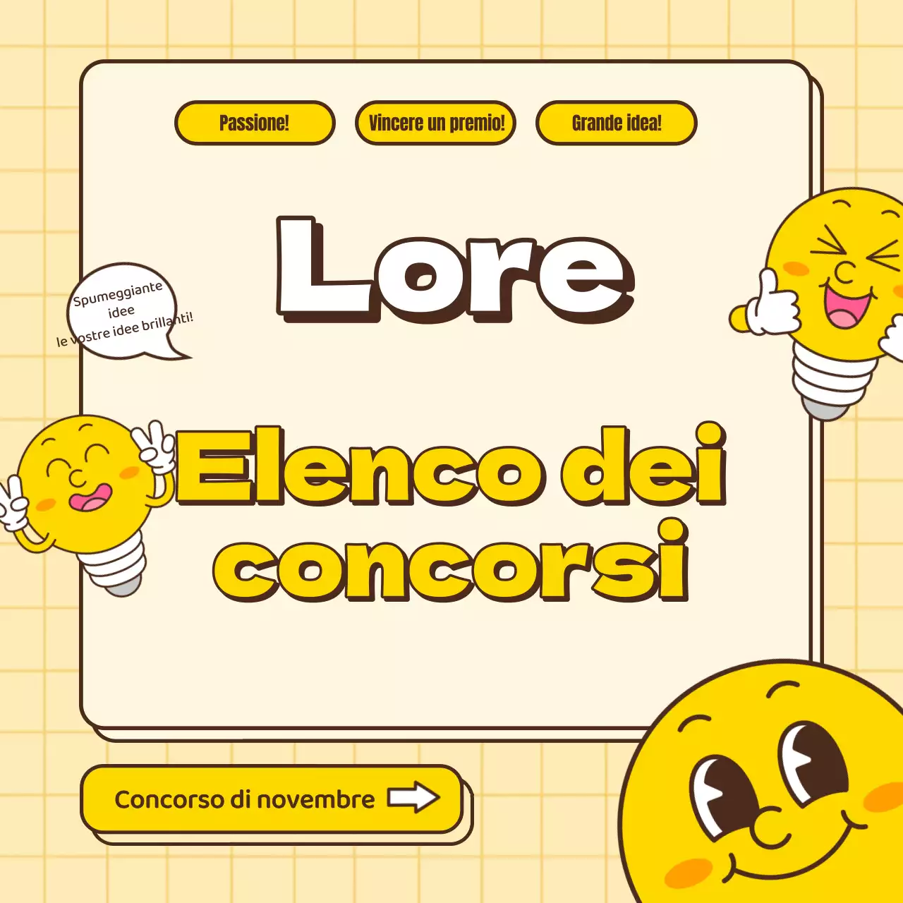 Una guida per colorare di giallo gli annunci di concorso