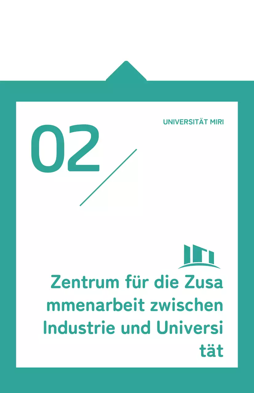 Einführung von Unternehmensabteilungen mit einem türkisfarbenen, sauberen Sprechblasenkonzept