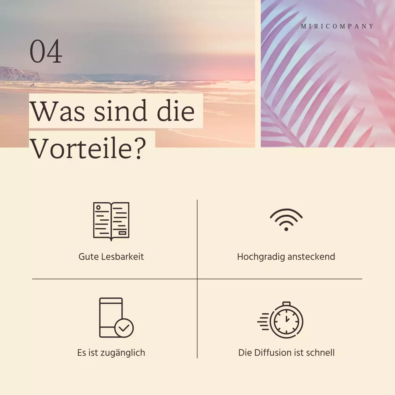 Einfache, benutzerfreundliche Marketing-Vorlagenberichte in Elfenbein