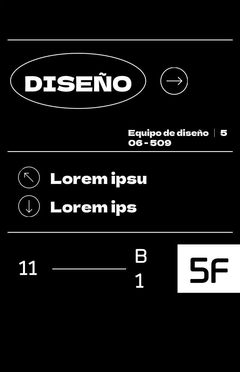 Una guía sencilla y en blanco y negro del suelo de la empresa