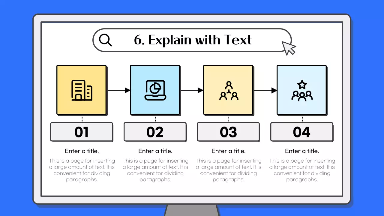 블루 심플 비즈니스 템플릿 프레젠테이션
