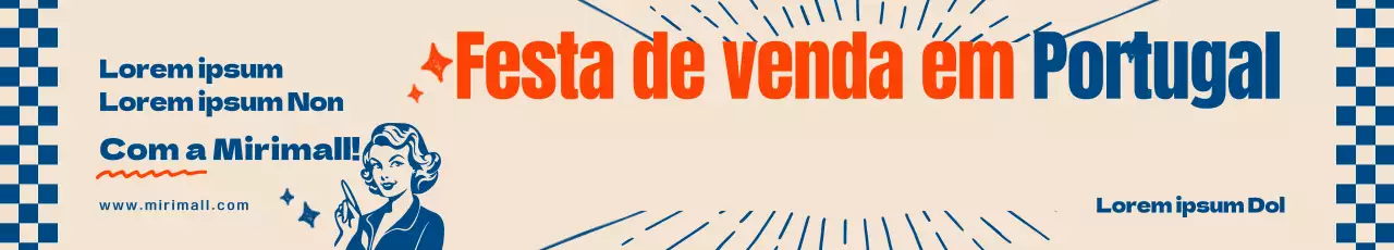 Um olhar sobre o evento retro azul e vermelho da Korea Sale Festa