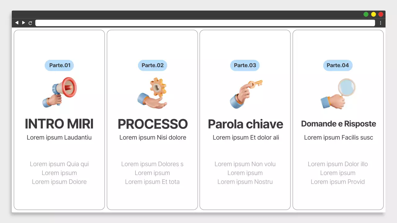 Materiale di formazione aziendale semplice in bianco e nero
