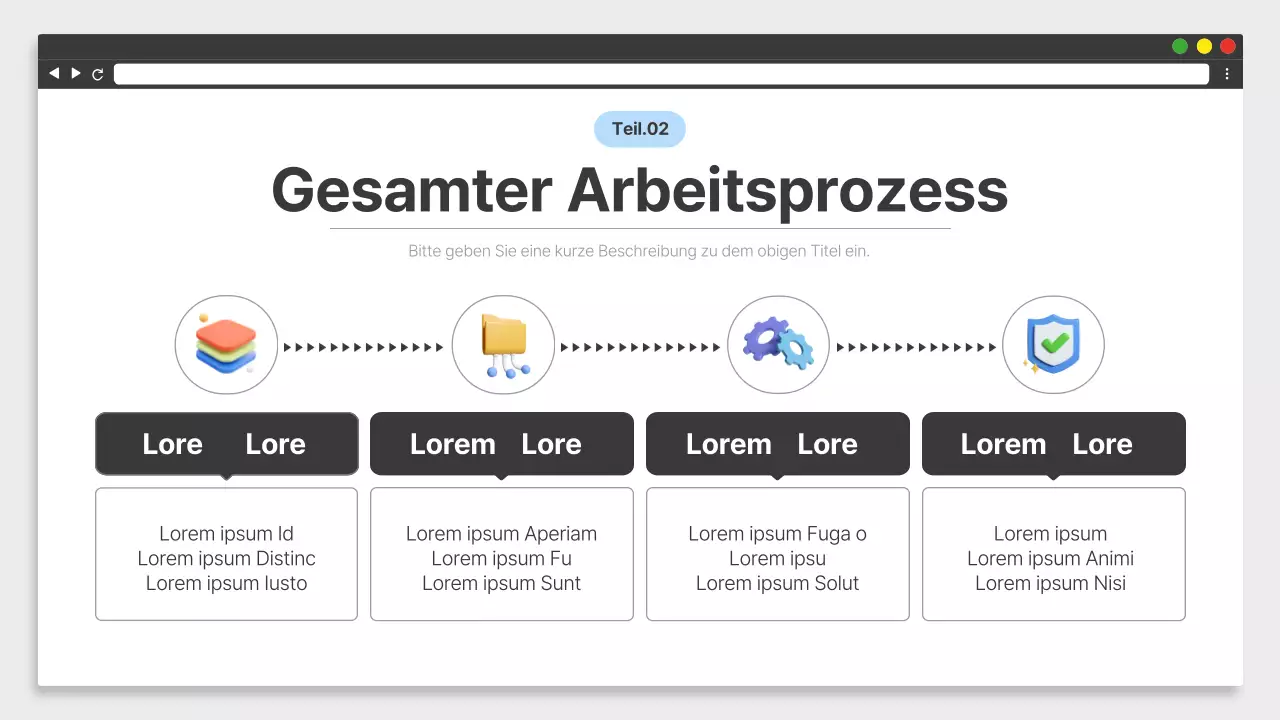 Einfaches weißes und schwarzes Schulungsmaterial für den Arbeitsplatz