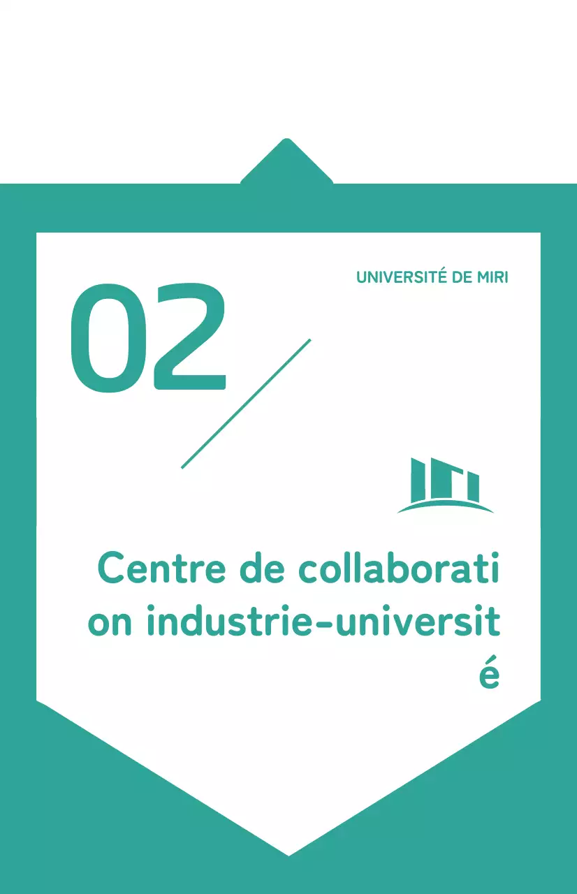 Présentation des services de l'entreprise avec un concept de bulle turquoise