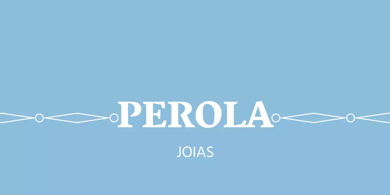 Tacha de cabeçalho de produto de marca de joalharia azul claro