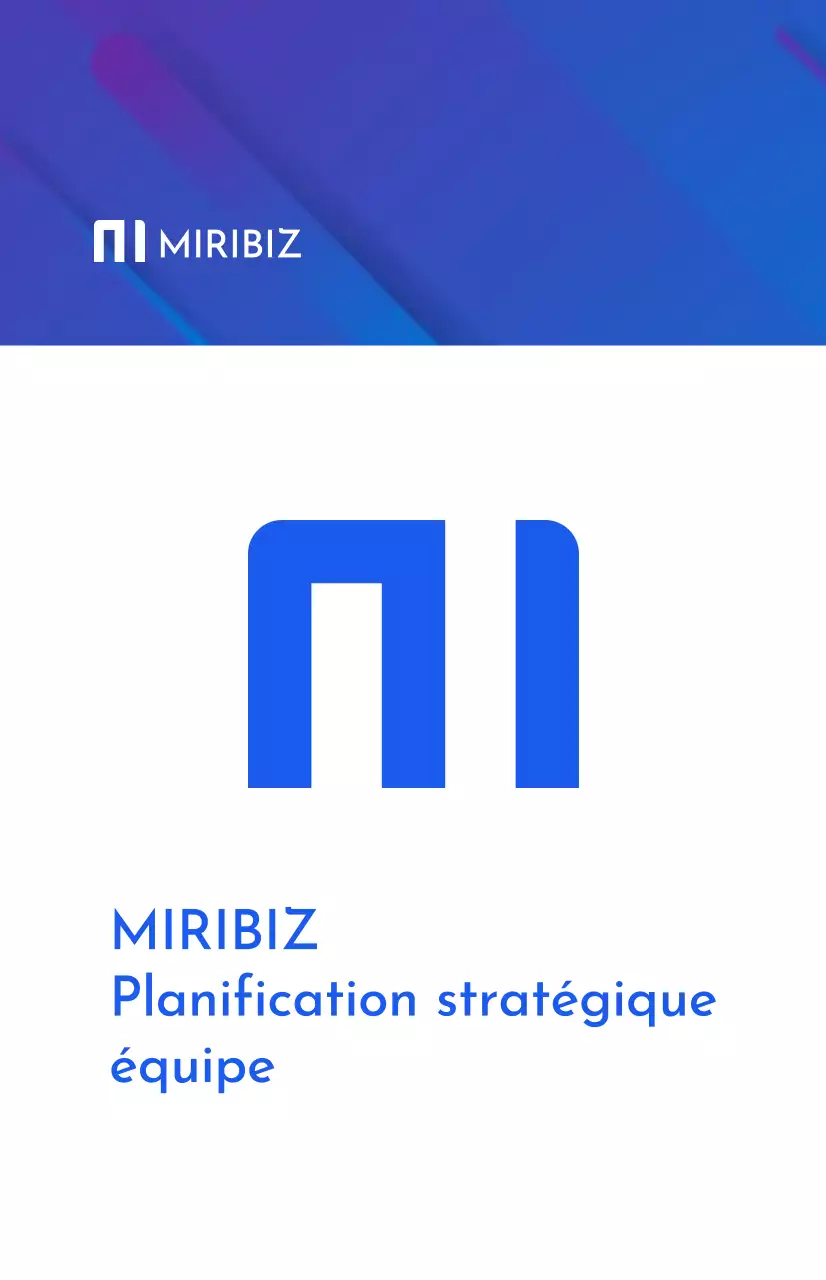 Mise en valeur d'un logo simple et épuré avec un contraste de couleurs bleu et blanc À propos de nous