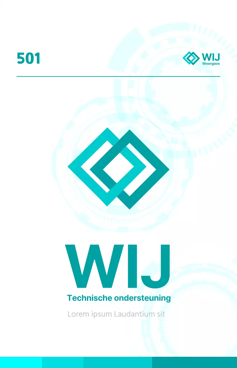 Heldere, bedrijfsaankondiging met machineafbeeldingen