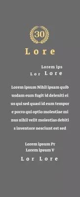 Bedrijfsbord met lauwer symbool concept