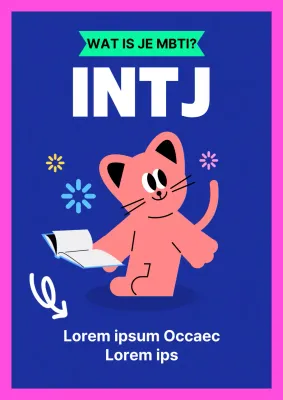 Blauwe en eenvoudige Persoonlijkheidstype berichten