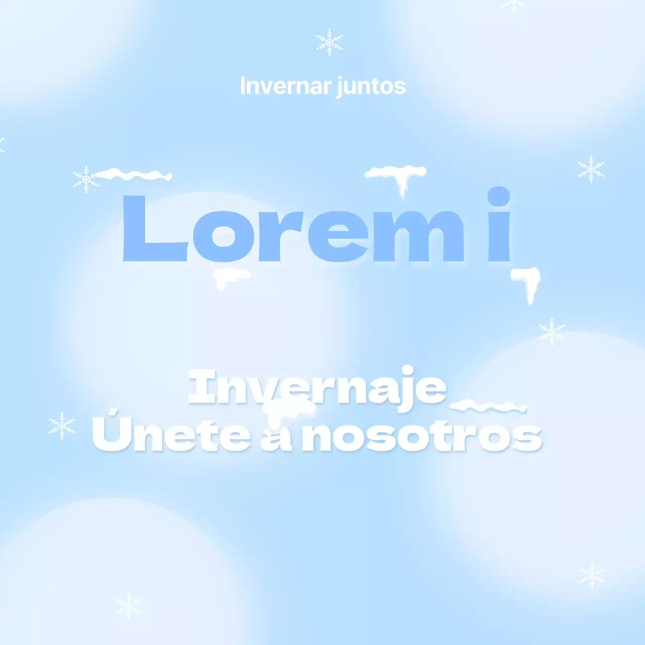 Un puesto de invernaje minimalista y básico en azul claro y blanco