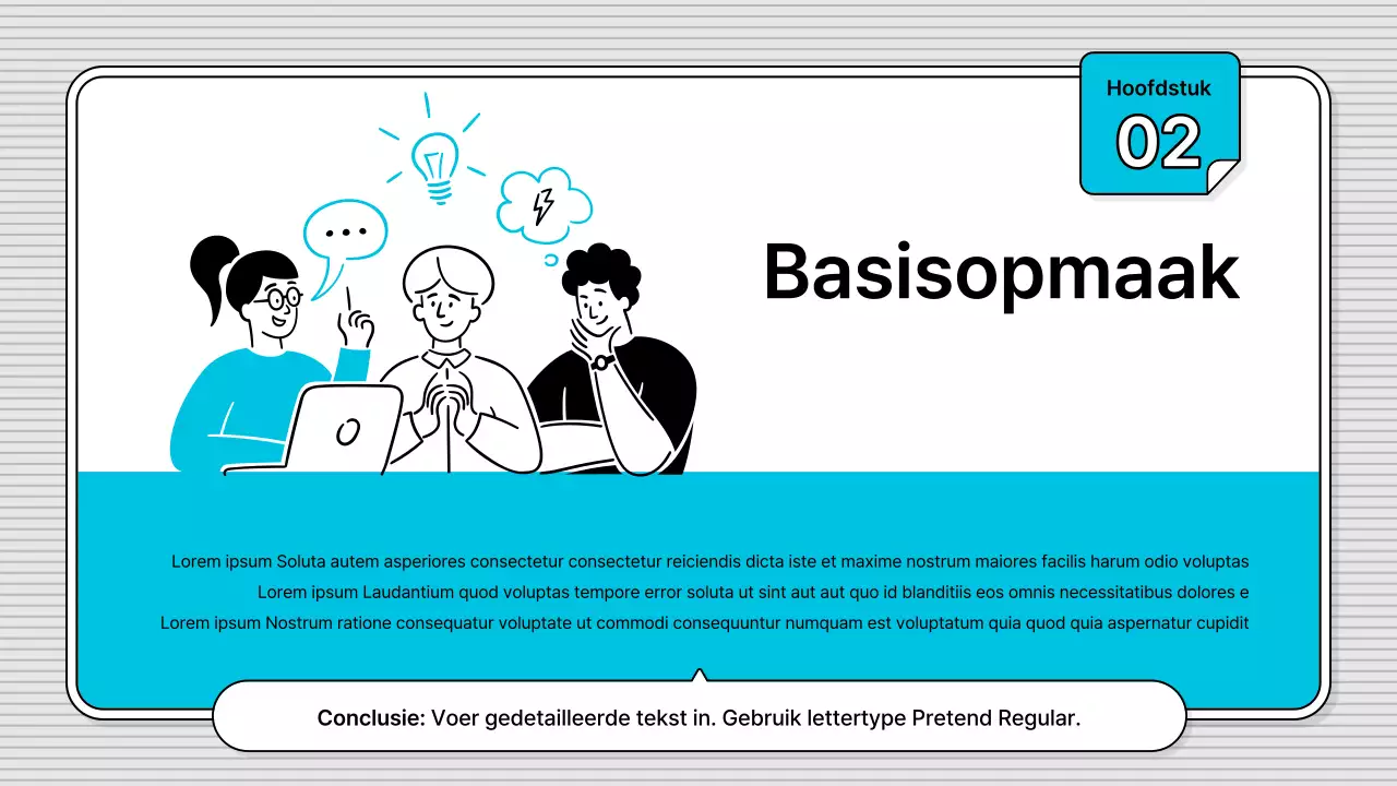 Blue's eenvoudig te bewerken, zakelijke basisillustratiestijl