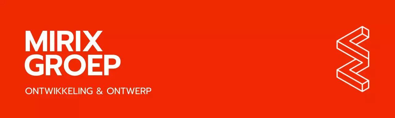 Rood bedrijfswelkomstpakket merchandise header tag