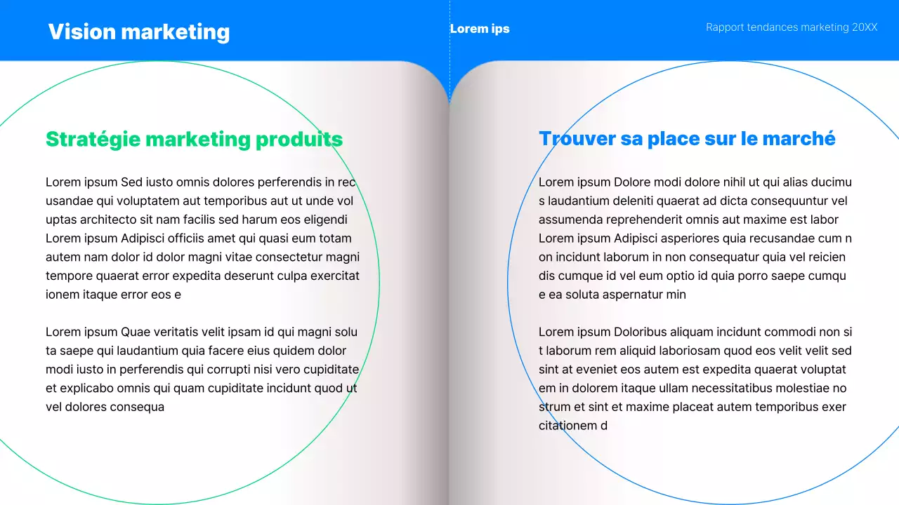 Rapport sur les tendances marketing de la Génération MZ en bleu et menthe